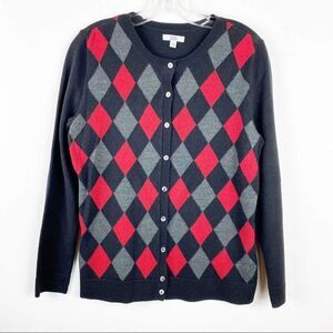 Croft & Barrow Argyle Cardigan Sweater